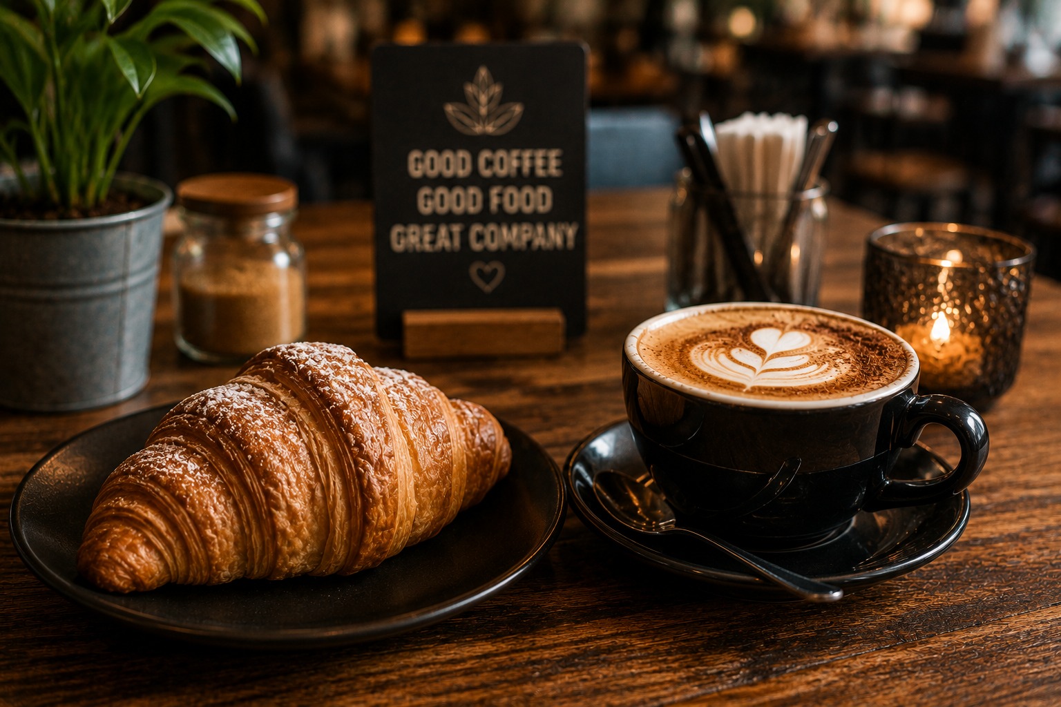 Almond croissant